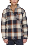 Levi's® Quilted Plaid Hooded Shacket In Skater Plaid