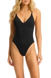 SEAFOLLY COLLECTIVE STRAPPY ONE-PIECE SWIMSUIT