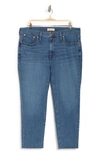 Madewell The Perfect Vintage Raw Hem Crop Jeans In Alstyne Wash