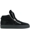 GIUSEPPE ZANOTTI KRISS SHEARLING LINED SNEAKERS,RU7003400112211866