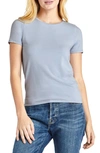 Splendid Genevieve Womens Crewneck Short Sleeve T-shirt In Calypso