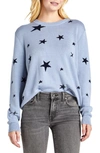 Splendid Natalie Drop-shoulder Star Sweater In Calypso