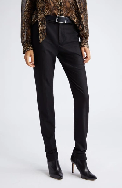 Nili Lotan Women's Lino Wool-blend Skinny Trousers In Black