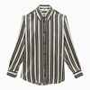 Fendi Camicia A Righe Bianca E Nera