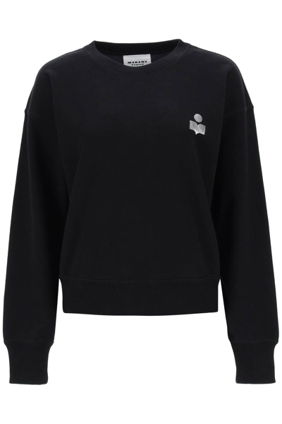 Marant Etoile Isabel  Mobyla Crew Neck Sweatshirt In Black