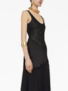 Jil Sander Midi Slip Dress In Black