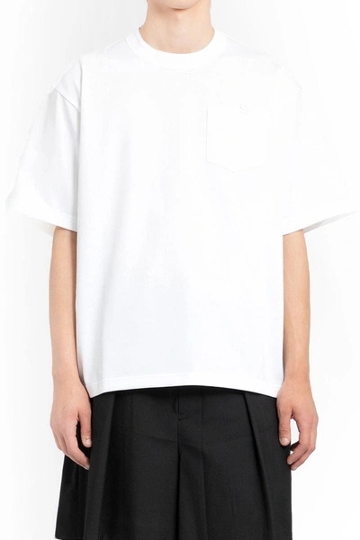 Sacai T-shirt  Men Color White