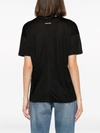 Tom Ford Silk T-shirt With Bold Logo Print In Black
