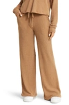 Beyond Yoga Free Style Waffle Knit Pants In Toffee