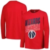 OUTERSTUFF YOUTH RED WASHINGTON WIZARDS SHOWTIME LONG SLEEVE T-SHIRT