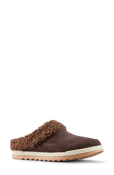 Cougar Liliana Water Repellent Faux Shearling Mule In Brown