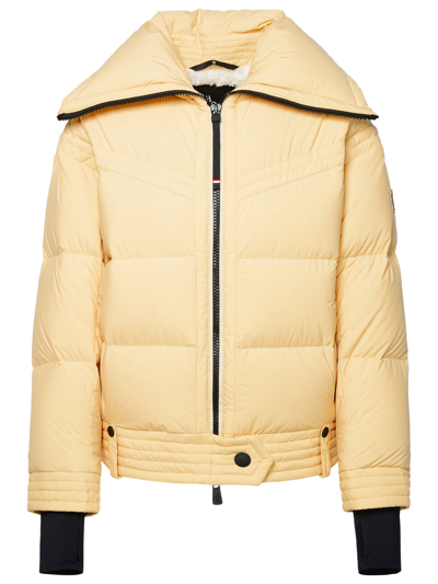 Moncler Grenoble Woman Bomber Chapelets In Cream