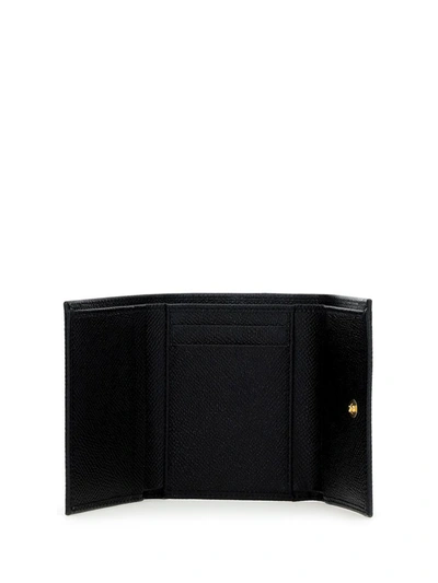 Dolce & Gabbana Leather Wallet In Nero