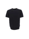 Neil Barrett T-shirt In Black Viscose In Dark Navy