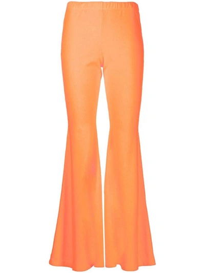 ERL ERL WOMENS TERRY FLARED PANTS KNIT CLOTHING