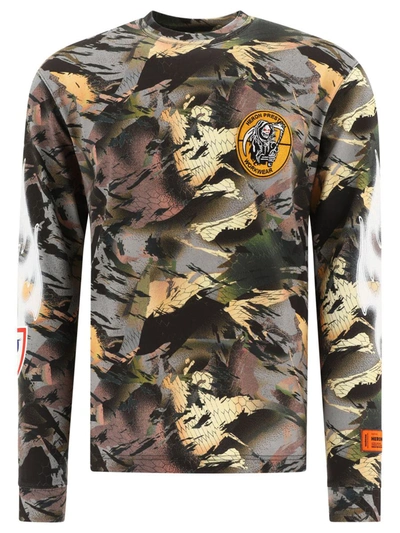 HERON PRESTON HERON PRESTON "CAMO FLAMING" T-SHIRT