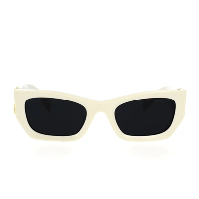 Miu Miu Eyewear Sunglasses In White