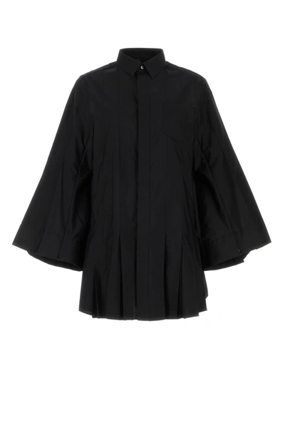 Sacai Shirts In Black