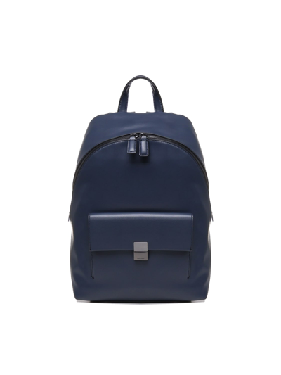 CALVIN KLEIN FAUX LEATHER BACKPACK