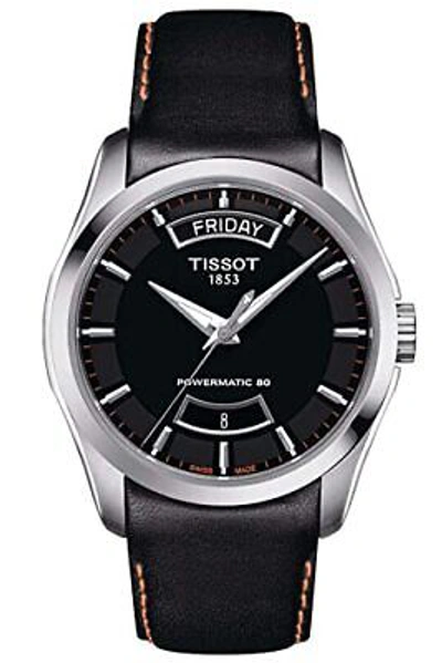 Pre-owned Tissot Couturier Automatic Black Dial Men's Watch T035.407.16.051.03