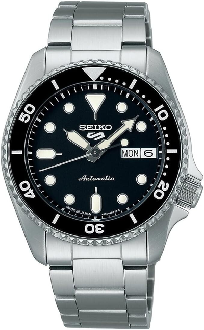 Pre-owned Seiko 5 Sports Sbsa225 Watch Black Dial Automatic Mechanical Diver Men