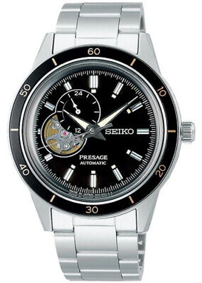 Pre-owned Seiko Presage Basic Sary191 Black Automatic Mechanical Men's Watch In Box