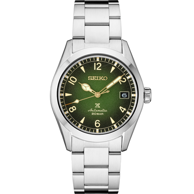 Pre-owned Seiko Spb155 Prospex 1959 Men's Sports Watch (stainless/green)