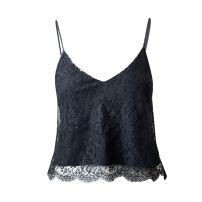 Pre-owned Amiri Black Lace Tank Top Size S $450