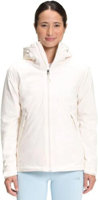 Pre-owned The North Face Women's Carto Triclimate Jacket In Gardenia White/vintage White
