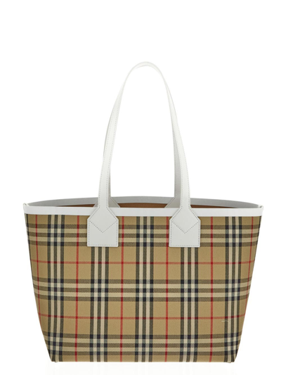 Burberry London Medium Tote Bag In Beige