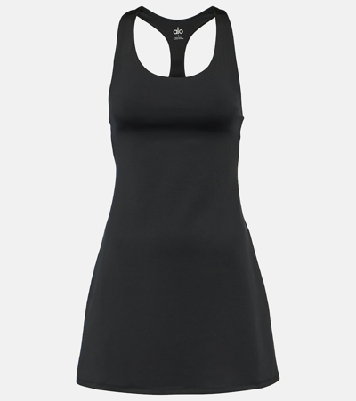 Alo Yoga Airlift Tennis Dress In Black | ModeSens
