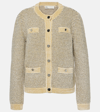 Tory Burch Kendra Viscose Blend Velvet Jacket In Multicoloured