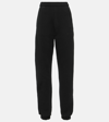 Attico Women's Gabardine Straight-leg Trousers In Black