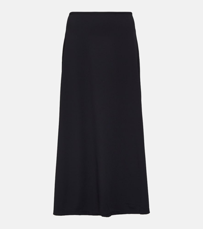 Johanna Ortiz Jersey Midi Skirt In Black
