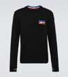 MONCLER WOOL-BLEND SWEATER