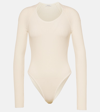 ALAÏA ALAÏA RIBBED-KNIT BODYSUIT