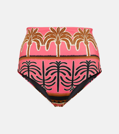 Johanna Ortiz Mahaba High-waisted Bikini Bottoms In Pink
