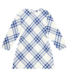 Burberry Checked Cotton Dress In Multicoloured
