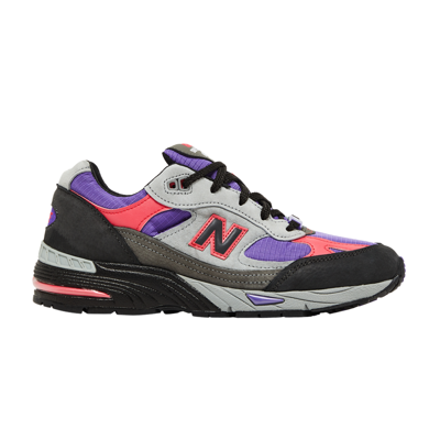 Pre-owned New Balance Palace X Wmns 991 Made In England 'black Ultra Violet' In Purple