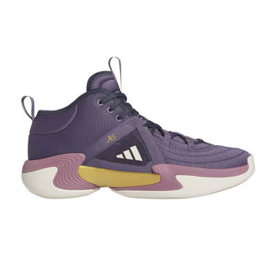 Pre-owned Adidas Originals Candace Parker X Wmns Exhibit Select Mid 'shadow Violet' In Purple