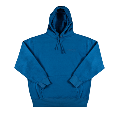 Pre-owned Supreme X Smurfs Hooded Sweatshirt 'pale Royal' In Blue