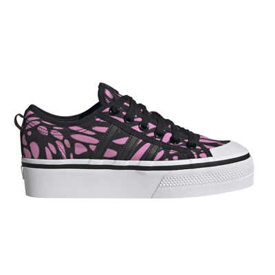 Pre-owned Adidas Originals Wmns Nizza Platform 'mushroom Sublimation' In Pink