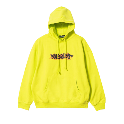 Pre-owned Rassvet X Paccbet Logo Hoodie 'neon' In Green