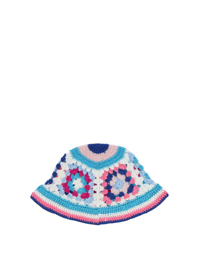 Mc2 Saint Barth Crochet Hat In Multi
