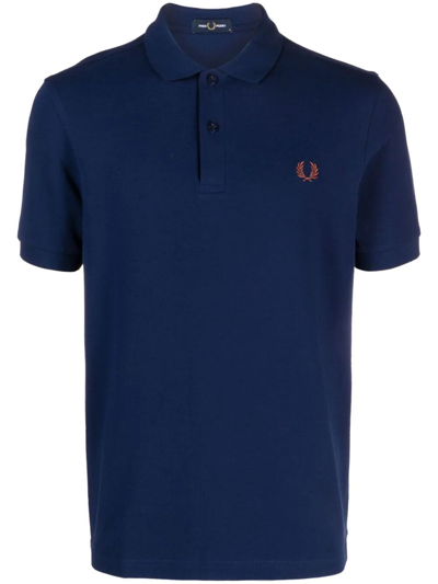 Fred Perry Fp Plain Shirt Clothing In Blue