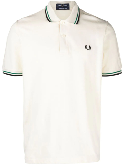 Fred Perry Fp Twin Tipped Shirt Clothing In White