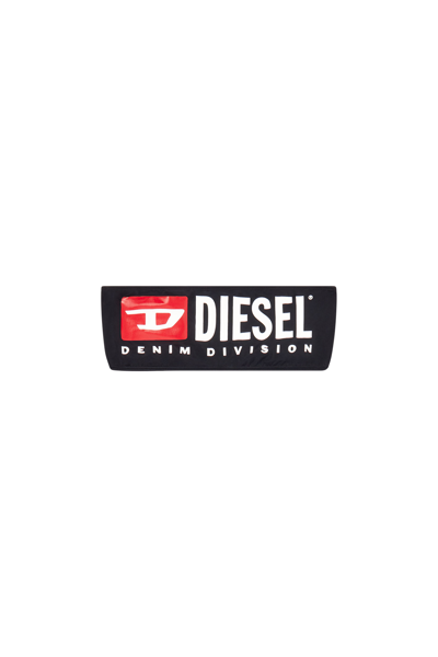 Diesel Bandeau Bikini Top With Maxi Logo In Tobedefined