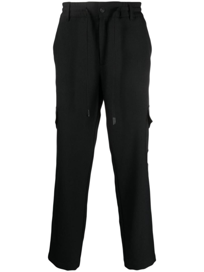 Versace Jeans Couture Easy Trousers In Black