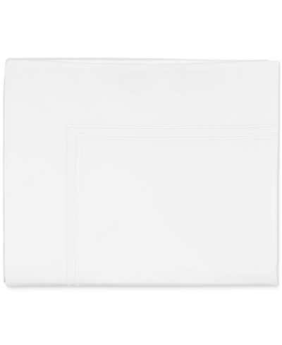 Sferra Grand Hotel Cotton Flat Sheet, King In White,white