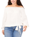 VINCE CAMUTO TRENDY PLUS SIZE OFF-THE-SHOULDER TOP